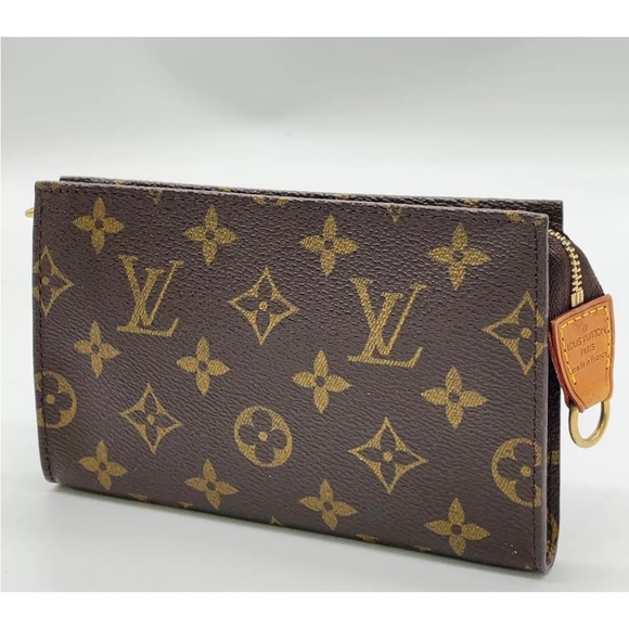 Auth Louis Vuitton Monogram Bucket Pouch M42238 SEt 2 W/B EE100148-1 - Picture 9 of 16